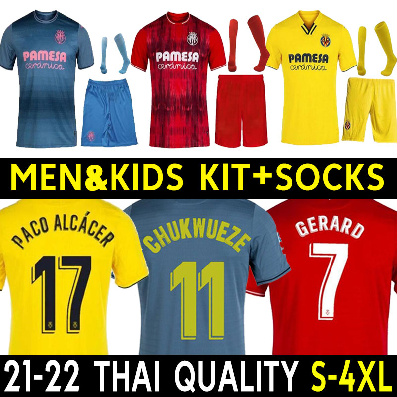 21 22 Villarreal CF S.CAZORLA Soccer Jerseys 2021 2022 Home GERARO CHUKWUEZE Away third Shirt PACO ALCACER MOI GOMEZ 3rd Football uniform kids set kit sock full set suit
21 22 Villarreal CF S.CAZORLA Soccer Jerseys 2021 2022 Home GERARO CHUKWUEZE Away third Shirt PACO ALCACER MOI GOMEZ 3rd Football uniform kids set kit sock full set suit