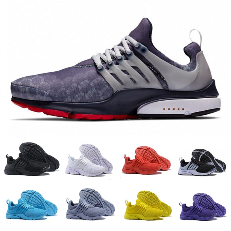 

USA obsidian Olympic Safari Pack PRESTO 5 BR QS Breathe Running Shoes fashion Black White Yellow Red Men Women Mens Racer Blue Walking trainers Sports Sneakers, White oreo