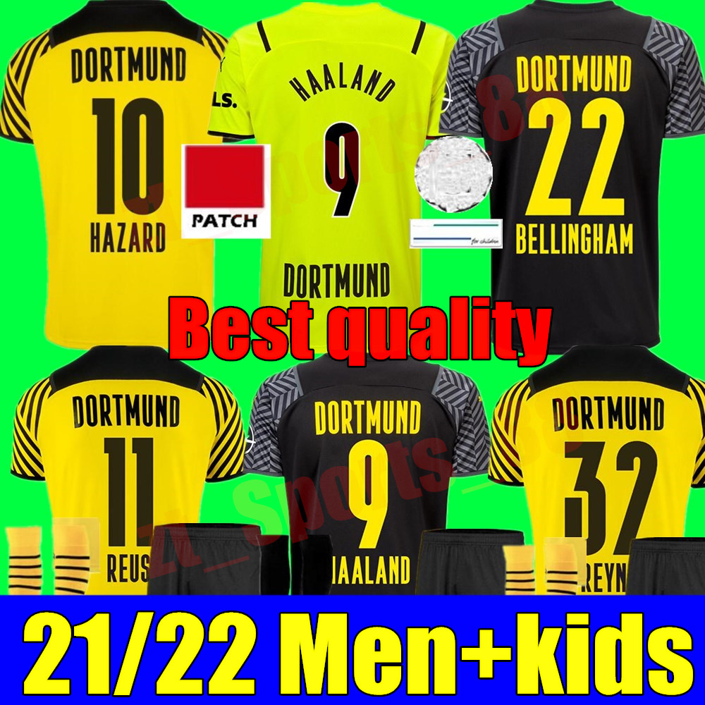21 22 dortmund jerseys Borussia 2021 2022 soccer football shirt HAALAND REUS NEONGELB BELLINGHAM HUMMELS BRANDT adult men + kids kit maillot de foot, Adult away+champion patch
21 22 dortmund jerseys Borussia 2021 2022 soccer football shirt HAALAND REUS NEONGELB BELLINGHAM HUMMELS BRANDT adult men + kids kit maillot de foot, Adult away+champion patch