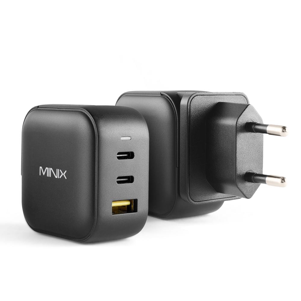 MINIX NEO P1 66W GaN Charger P1 66W Fast Charger 3 Ports 2xUSB-C 1xUSB-A Quick Charger EU/US/AU/UK Plug Adapter For Iphone Ipad
MINIX NEO P1 66W GaN Charger P1 66W Fast Charger 3 Ports 2xUSB-C 1xUSB-A Quick Charger EU/US/AU/UK Plug Adapter For Iphone Ipad