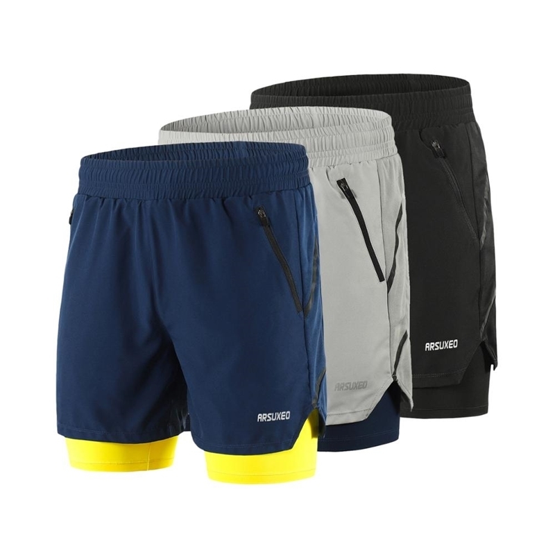 ARSUXEO Sportswear Man Running Shorts Men 2 In 1 Gym Shorts Reflective Fitness Crossfit Shorts Pants Workout Clothes Quick Dry, Gray us size
ARSUXEO Sportswear Man Running Shorts Men 2 In 1 Gym Shorts Reflective Fitness Crossfit Shorts Pants Workout Clothes Quick Dry, Gray us size