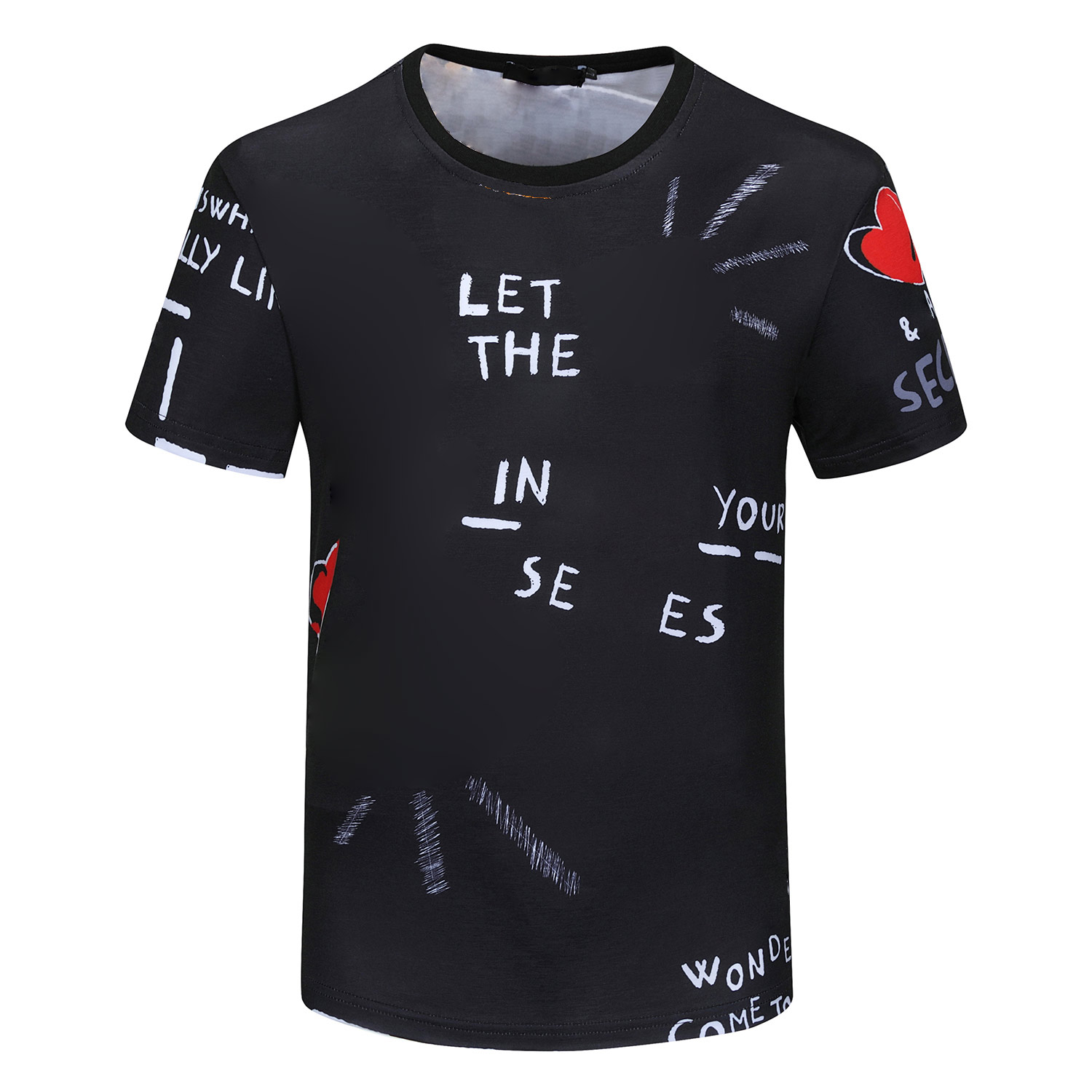 Fashion Mens T shirts Summer Shirt for Men Women Short Sleeve Tee Clothing Letter Pattern Printed Tees Crew Neck Size M-XXXL C2, White;black
Fashion Mens T shirts Summer Shirt for Men Women Short Sleeve Tee Clothing Letter Pattern Printed Tees Crew Neck Size M-XXXL C2, White;black