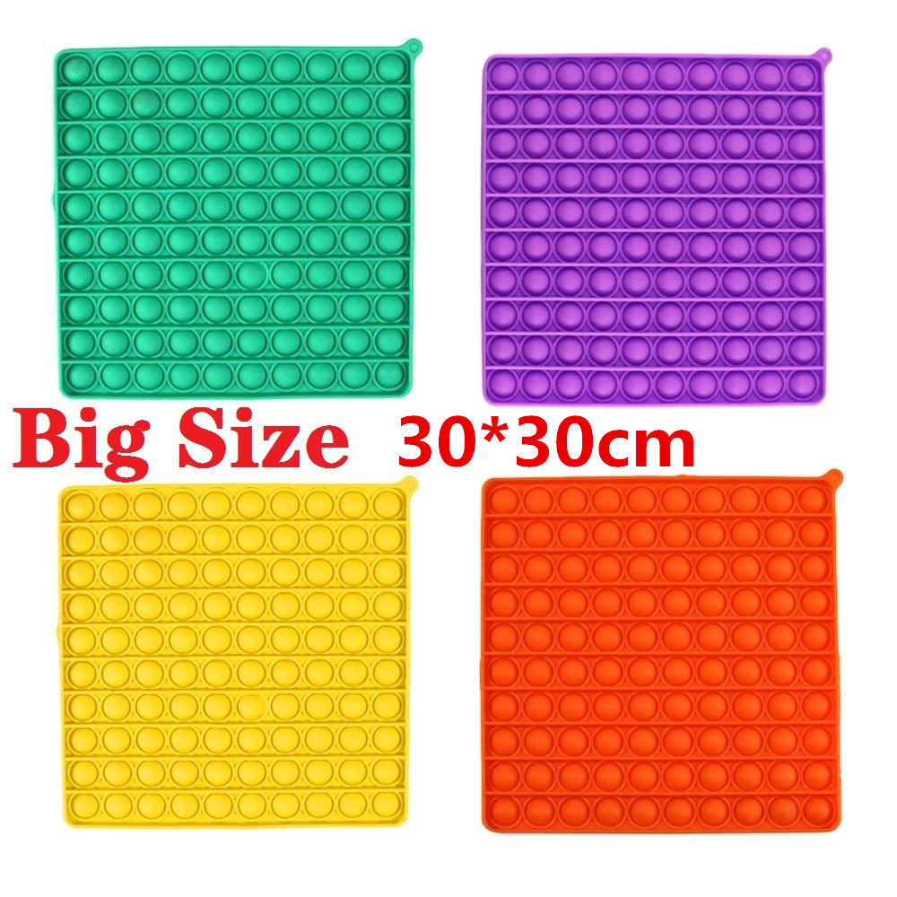 TikTok BIG SIZE 30*30cm Colorful Push Pops Fidget Bubble Sensory Squishy Stress Reliever Autism Needs Anti-stress Pop-It Rainbow Adult Toys
TikTok BIG SIZE 30*30cm Colorful Push Pops Fidget Bubble Sensory Squishy Stress Reliever Autism Needs Anti-stress Pop-It Rainbow Adult Toys