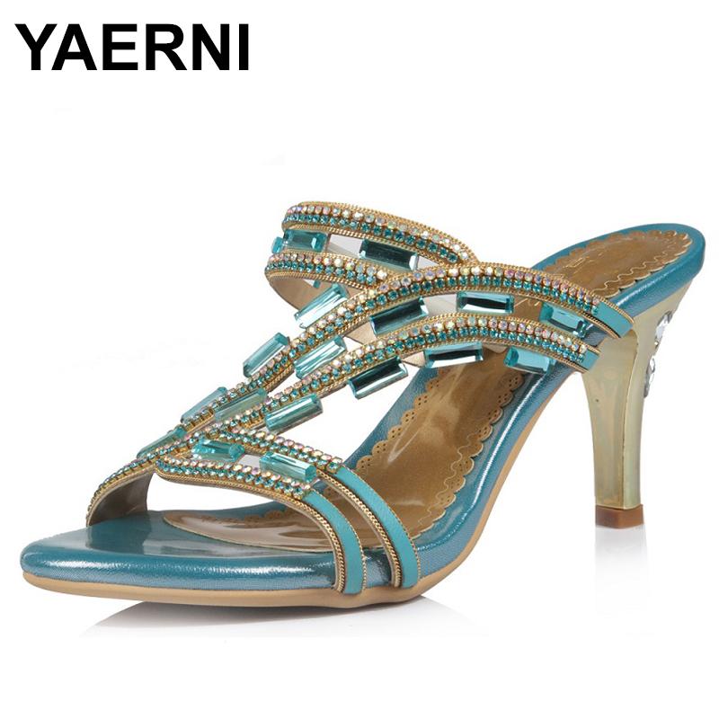 Slippers YAERNI Women2021Summer CoriumRhinestone Fashion Wine Glass With Sumptuous Grace Big Size40 41 Beautiful SlipperE872, Black
Slippers YAERNI Women2021Summer CoriumRhinestone Fashion Wine Glass With Sumptuous Grace Big Size40 41 Beautiful SlipperE872, Black