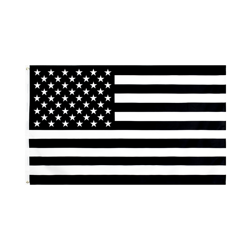 Black and White American Flag Wholesale Freeshipping Stock Direct Factory Hanging 90x150cm 3x5ft
Black and White American Flag Wholesale Freeshipping Stock Direct Factory Hanging 90x150cm 3x5ft
