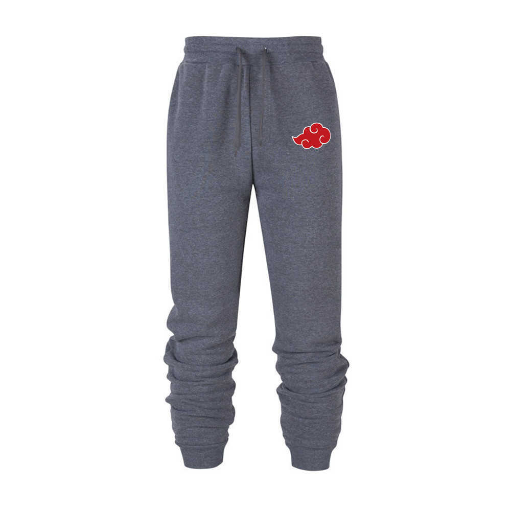 Men Joggers Casual Pants Anime Akatsuki Cloud Symbols Print Fitness Men Sportswear Tracksuit Bottoms Sweatpants Trousers Pants Y0927