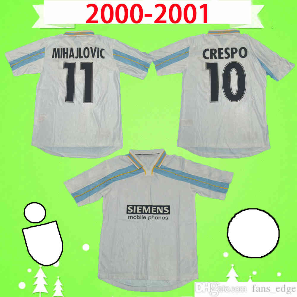 With patches 2000 2001 RETRO Lazio soccer jersey CRESPO SALAS MIHAJLOVIC INZAGHI NEDVED NESTA Maglia da calcio Vintage football shirt top Uniforms Italy, 00/01 with patches
With patches 2000 2001 RETRO Lazio soccer jersey CRESPO SALAS MIHAJLOVIC INZAGHI NEDVED NESTA Maglia da calcio Vintage football shirt top Uniforms Italy, 00/01 with patches