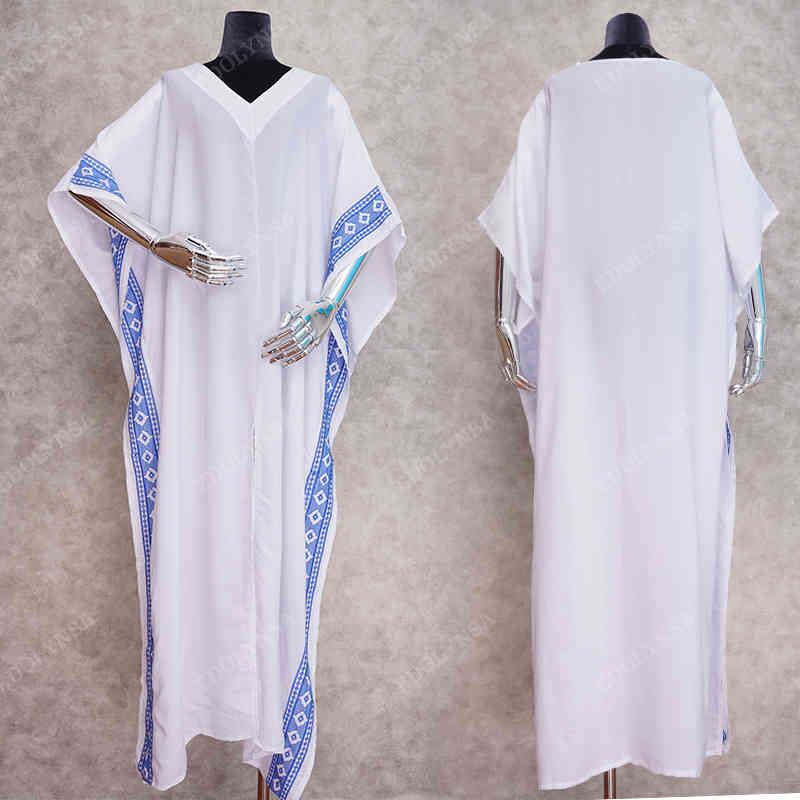Kaftan Beach Cover up Summer Women wear Cotton Tunic Oversize Bikini Cover-ups Robe de Plage Sarong #Q887 210420