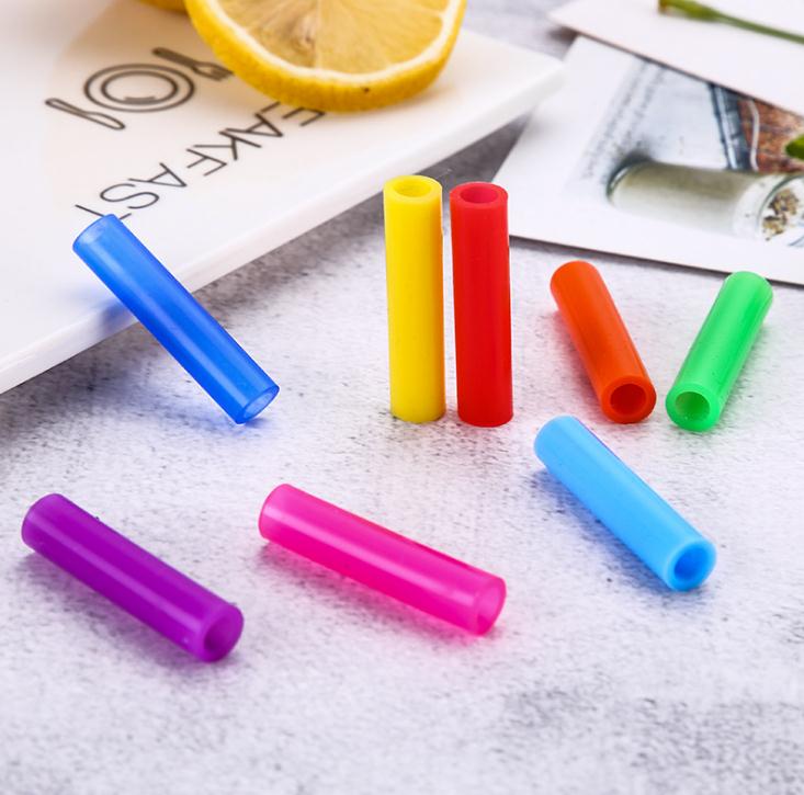 Stainless Steel Reusable straight and bend Metal Straws With Silicone Tips Cleaning Brush bar drinking straw SN812 Free shipping