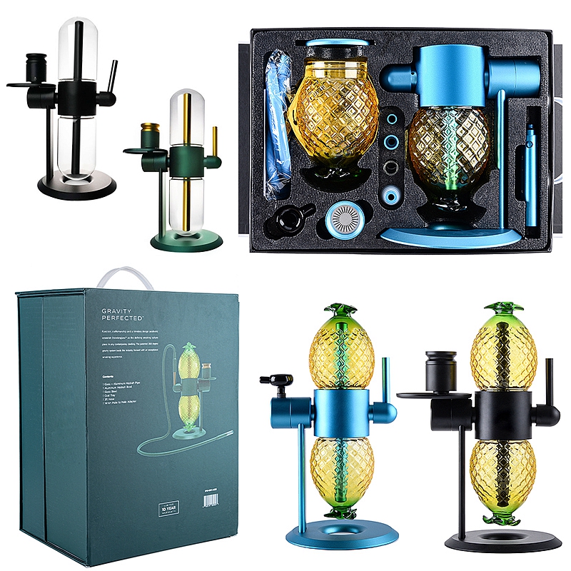 Pineapple Gravity Hookah With Logo Starter kits Glass Water Pipe Oil Dab Rigs For Recycle Dry Herb Concentrates Shisha Tobacco
Pineapple Gravity Hookah With Logo Starter kits Glass Water Pipe Oil Dab Rigs For Recycle Dry Herb Concentrates Shisha Tobacco
