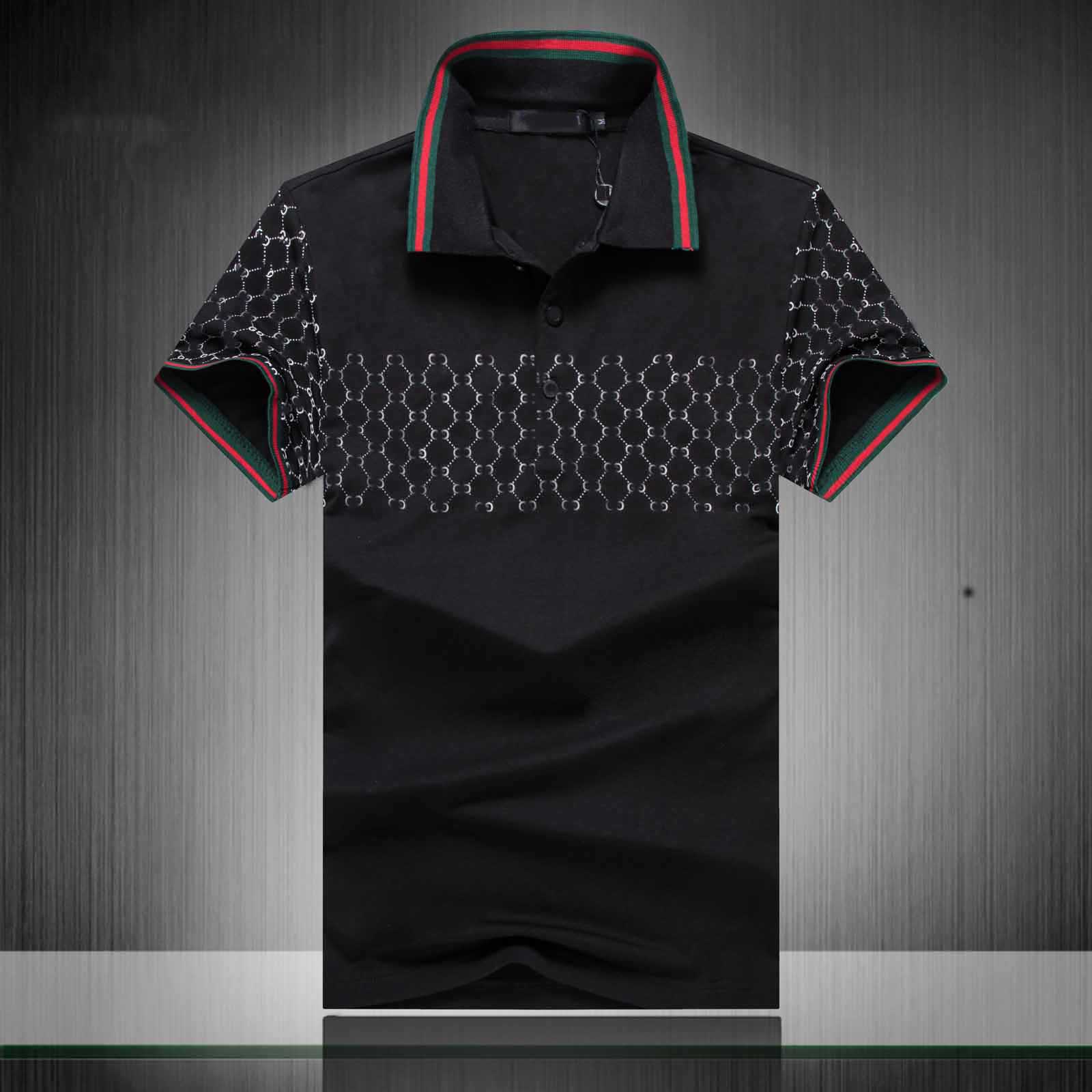 Italy high quality cotton embroidery logo men's T-shirt and Polo shirt stitching striped short-sleeved summer T-shirts top, White;black
Italy high quality cotton embroidery logo men's T-shirt and Polo shirt stitching striped short-sleeved summer T-shirts top, White;black