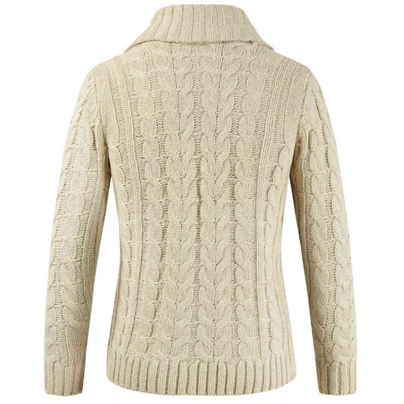 Sweater Male Thick Slim Fit Overcoat Cardigans Knitwear High Quality Winter Korean Style Casual Winter sweater men 210515