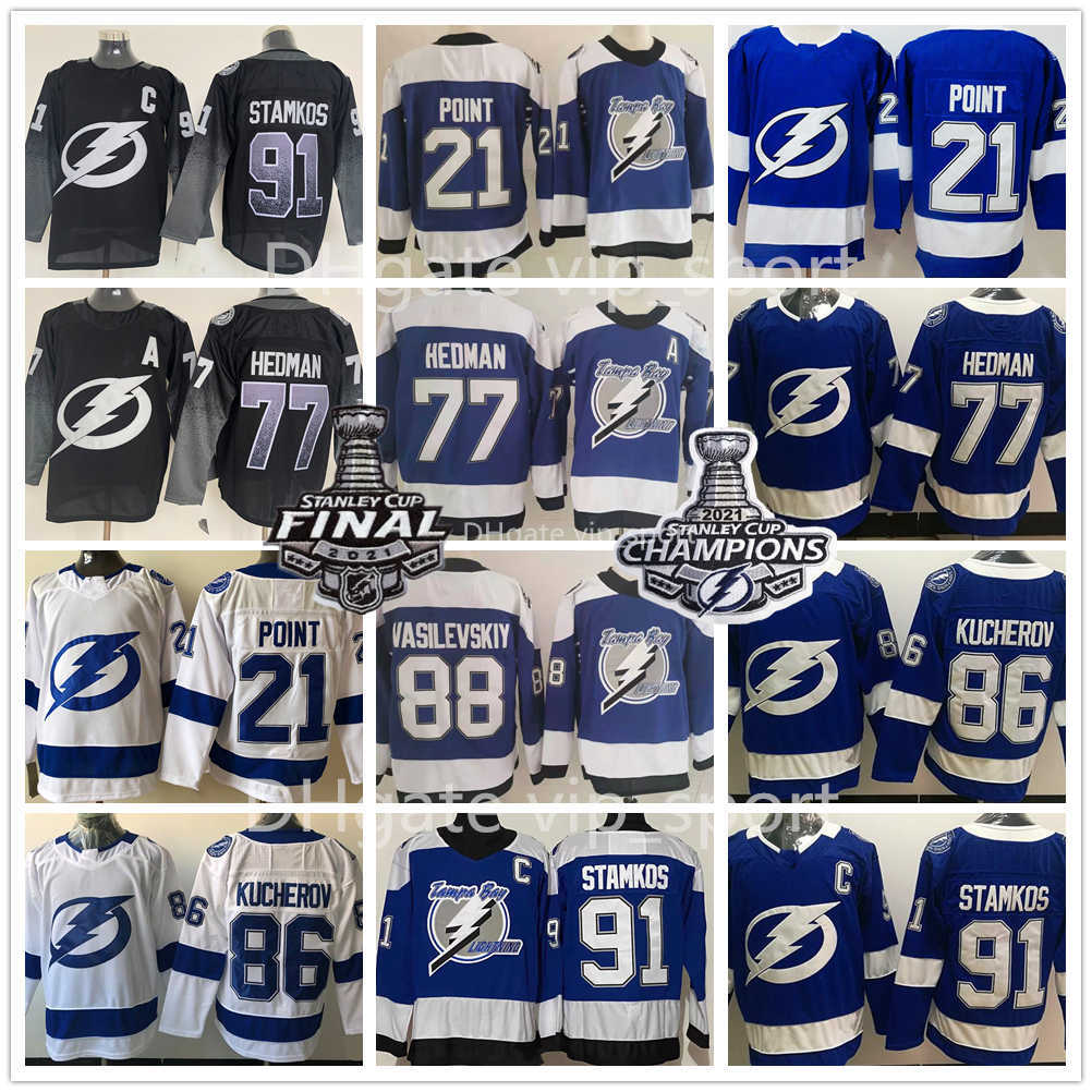 Stanley Cup Final 2021 Tampa Bay Lightning Jerseys Hockey Brayden Point Steven Stamkos Victor Hedman Nikita Kucherov Andrei Vasilevskiy, 21
Stanley Cup Final 2021 Tampa Bay Lightning Jerseys Hockey Brayden Point Steven Stamkos Victor Hedman Nikita Kucherov Andrei Vasilevskiy, 21