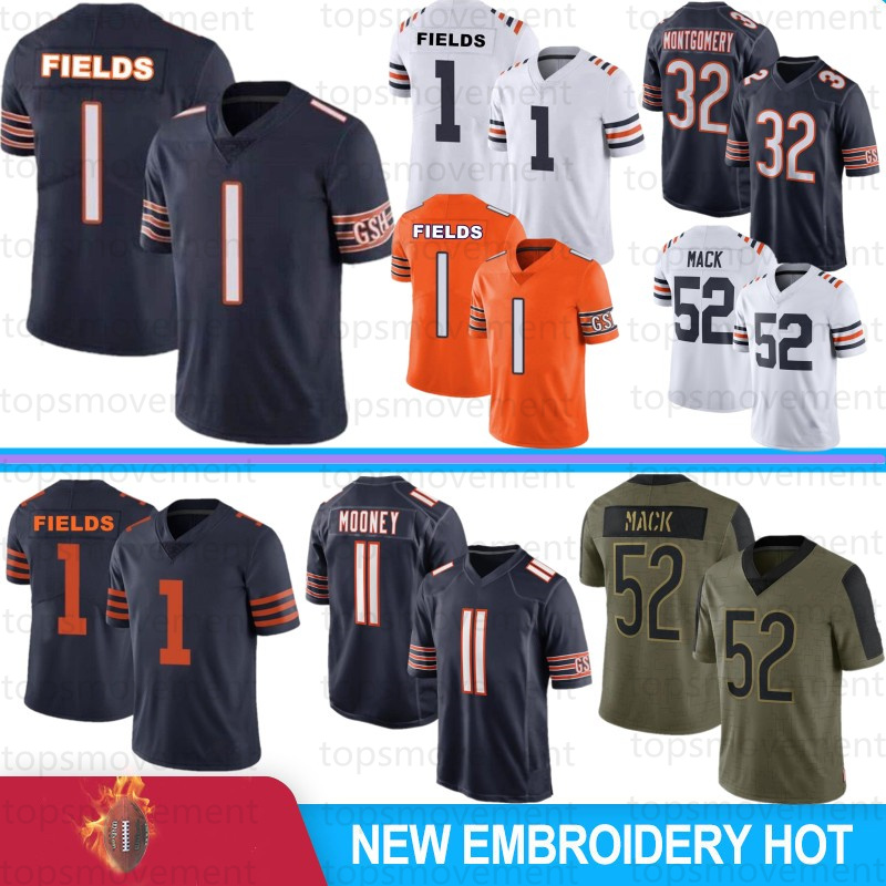 1 Justin Fields Khalil Mack Football Jersey Walter Payton bEaR Roquan Smith cHIcAgOs Darnell Mooney Akiem Hicks Brian Urlacher Montgomery Eddie Jackson Sayers 2021, Men xiongdui
1 Justin Fields Khalil Mack Football Jersey Walter Payton bEaR Roquan Smith cHIcAgOs Darnell Mooney Akiem Hicks Brian Urlacher Montgomery Eddie Jackson Sayers 2021, Men xiongdui