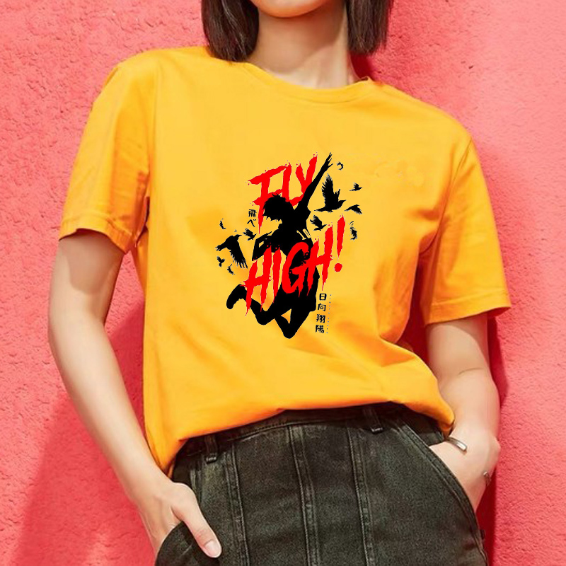 Haiyuu T Shirt Women Kuroo Anime Fly High Graphic Tee Tops Aesthetic Short Sleeve Japanese Hinata Shoyo Unisex Grunge Clothes 210518, Orange t shirt
Haiyuu T Shirt Women Kuroo Anime Fly High Graphic Tee Tops Aesthetic Short Sleeve Japanese Hinata Shoyo Unisex Grunge Clothes 210518, Orange t shirt