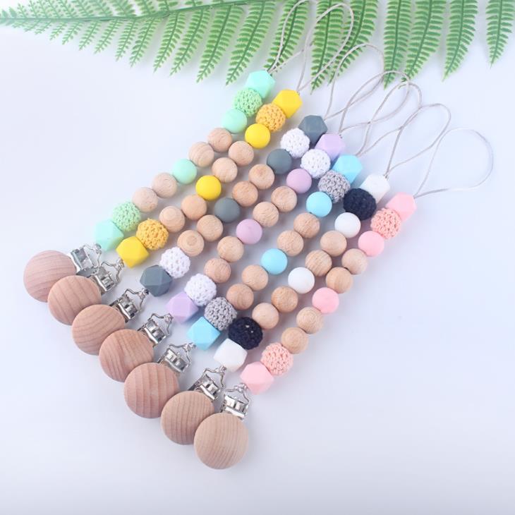 Holders&Clips# Feeding Baby, Kids & Maternitydiy Baby Wood Beaded Pacifier Soother Holder Clip Nipple Teether Dummy Strap Chain Good Quality
Holders&Clips# Feeding Baby, Kids & Maternitydiy Baby Wood Beaded Pacifier Soother Holder Clip Nipple Teether Dummy Strap Chain Good Quality
