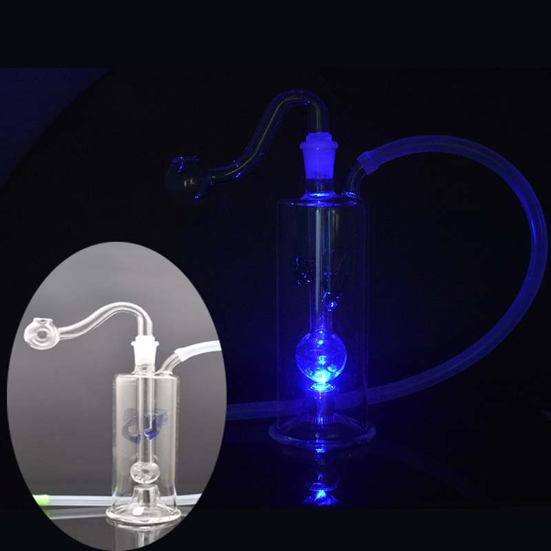 Colorful LED Light water Oil Rigs bong Mini Hookah Sailboat Dab Rig with silicone hose and 10mm glass oil bowl
Colorful LED Light water Oil Rigs bong Mini Hookah Sailboat Dab Rig with silicone hose and 10mm glass oil bowl