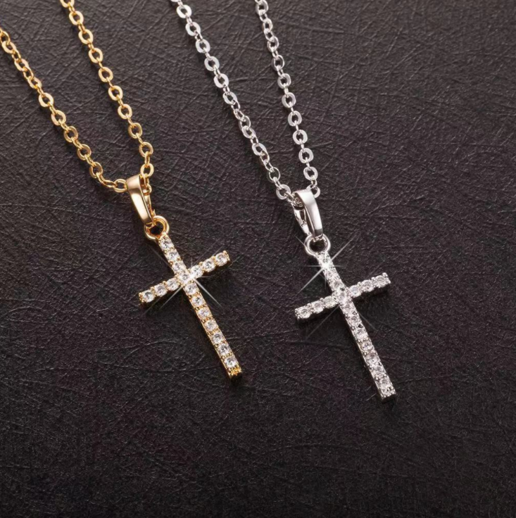 Pendants Drop Delivery 2021 Personality Cross Pendant Necklace Fill Crystal Tassel Necklaces Gold & Sier Plated Long Chain Women Fashion Part
Pendants Drop Delivery 2021 Personality Cross Pendant Necklace Fill Crystal Tassel Necklaces Gold & Sier Plated Long Chain Women Fashion Part