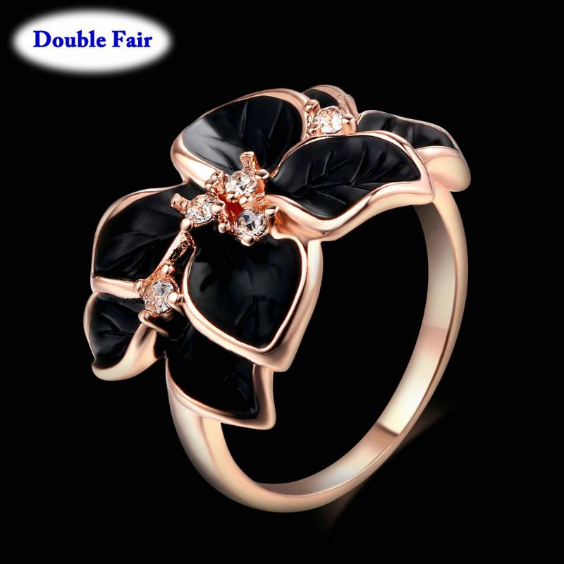 Cluster Rings Rose Flower Leaf Crystal Paved Engagement Finger Ring For Womens Gold Color Fashion Brand Jewelry Anel DWR678 DWR679, Golden;silver
Cluster Rings Rose Flower Leaf Crystal Paved Engagement Finger Ring For Womens Gold Color Fashion Brand Jewelry Anel DWR678 DWR679, Golden;silver
