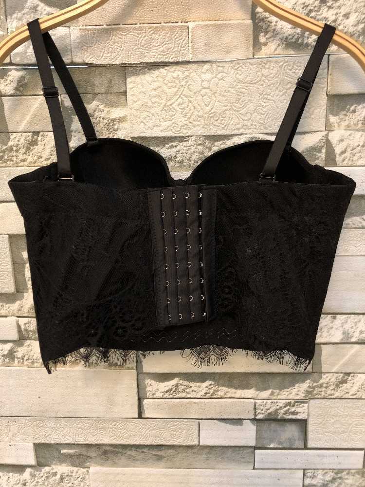 Women Lace Fashion Nightclub Sleeveless Dance Performance Vest High Street Sexy Bustier Crop Tops 210625