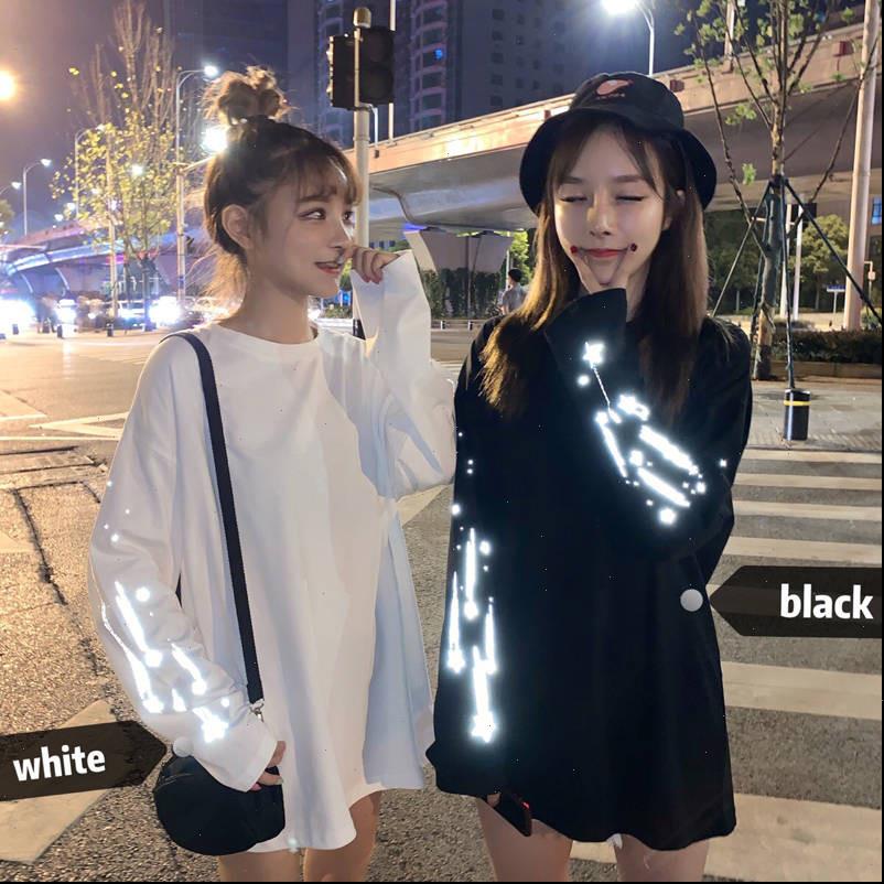 autumn oversize harajuku streetwear womens t shirt cool print laser reflective bottoming fashion tee, White
autumn oversize harajuku streetwear womens t shirt cool print laser reflective bottoming fashion tee, White