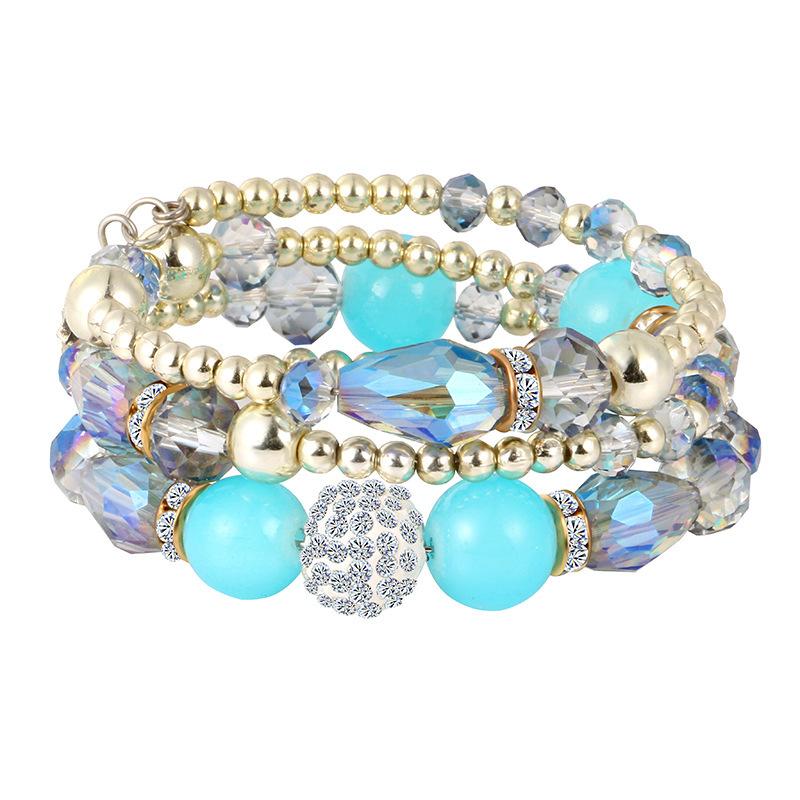 Beaded, Strands Europe And American Retro Jewelry Bohemian National Wind Crystal Stone Beaded Multi-layer Winding Bracelet Female
Beaded, Strands Europe And American Retro Jewelry Bohemian National Wind Crystal Stone Beaded Multi-layer Winding Bracelet Female