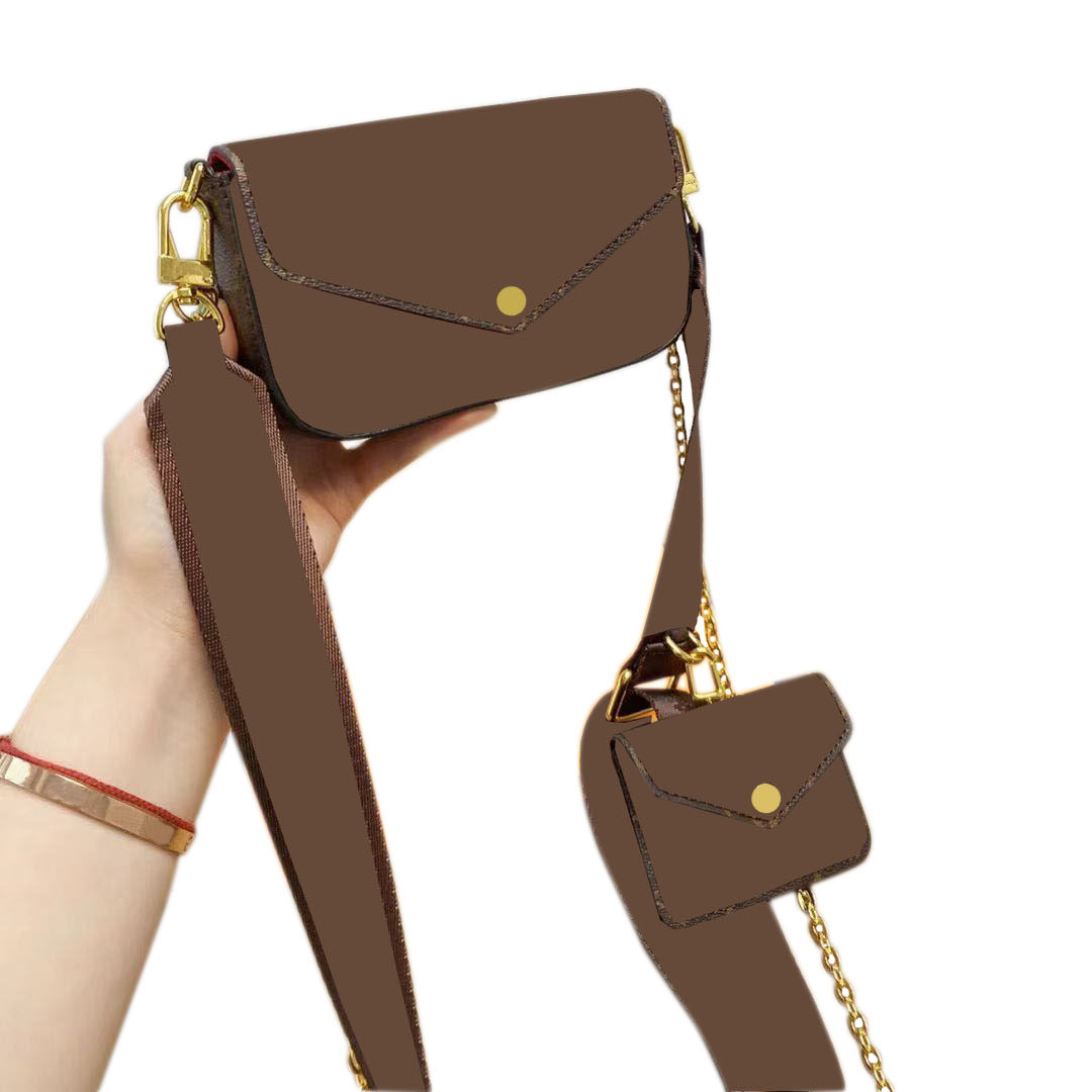 2021 fashion one-shoulder messenger bag classic big-name designer high-quality two-piece coin purse is the first choice for outdoor travel and shopping, Make up the freight
2021 fashion one-shoulder messenger bag classic big-name designer high-quality two-piece coin purse is the first choice for outdoor travel and shopping, Make up the freight