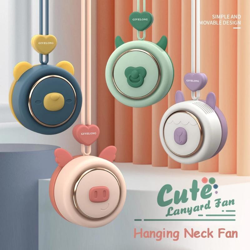 Portable USB Charging Fans Mini Bladeless Neck Band Fan Hands Free Cute Pet Hanging Rope3rd Gears Speeds Ventilating Rechargeable
Portable USB Charging Fans Mini Bladeless Neck Band Fan Hands Free Cute Pet Hanging Rope3rd Gears Speeds Ventilating Rechargeable