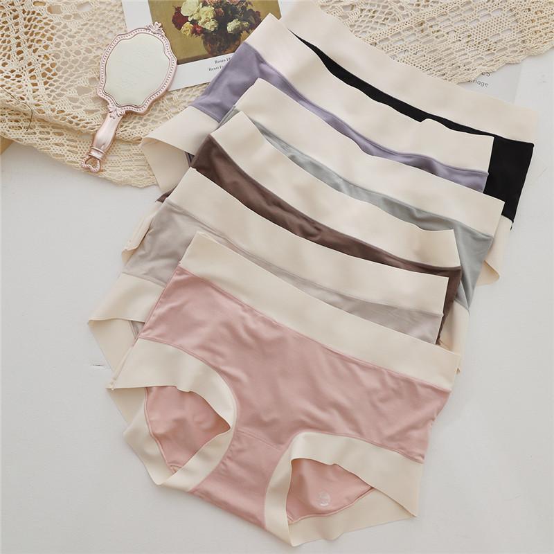 Women's Panties Sweet Seamless Women Comfortable Soft Briefs Cotton High Waist Underwear Sexy Intimate Lingerie Fashion Solid Underpants, White
Women's Panties Sweet Seamless Women Comfortable Soft Briefs Cotton High Waist Underwear Sexy Intimate Lingerie Fashion Solid Underpants, White
