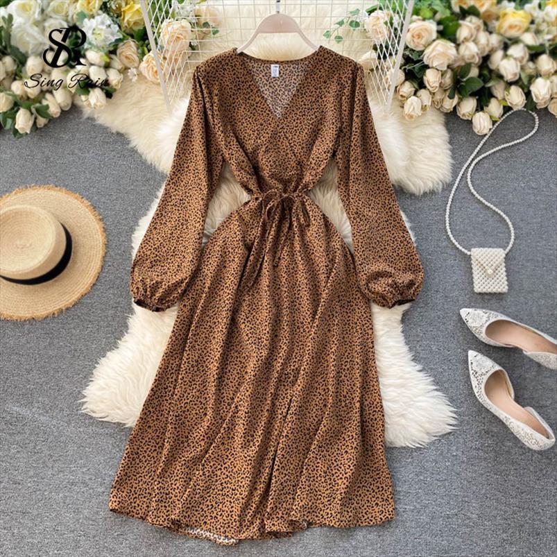 singrain autumn long sleeves womens dresses v neck leopard floral print korean vintage bohemian holiday vestidos, Black;gray
singrain autumn long sleeves womens dresses v neck leopard floral print korean vintage bohemian holiday vestidos, Black;gray