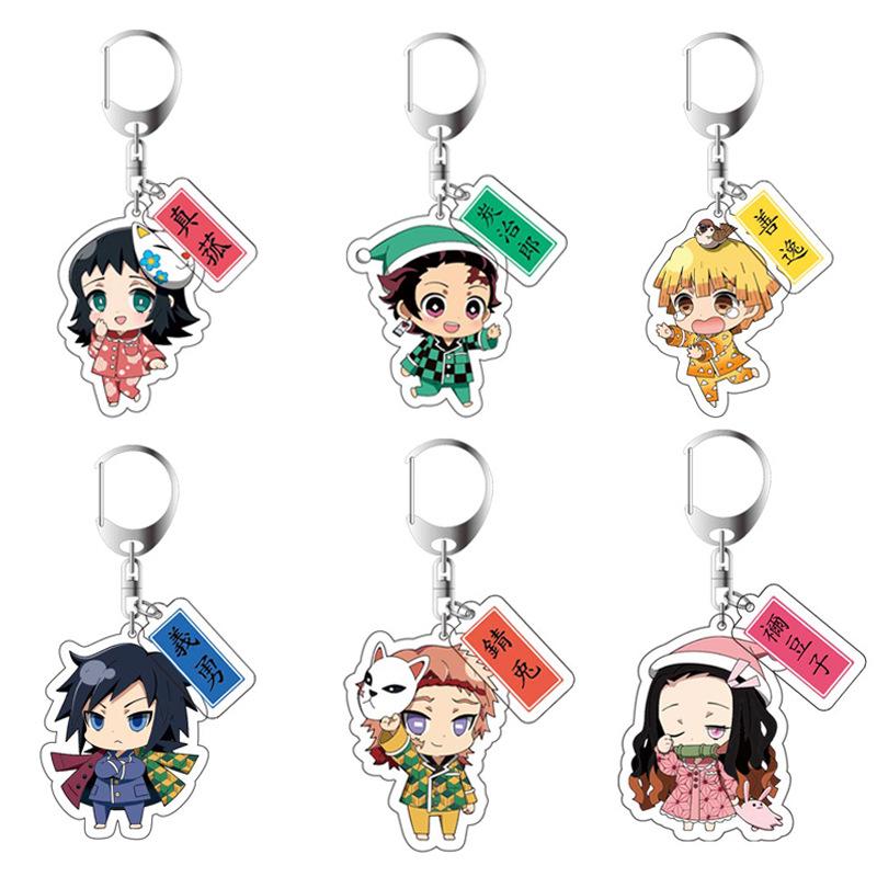 Keychains Anime Demon Slayer Keychain Acrylic Kimetsu No Yaiba Blade Of Ghost Keyring Jewelry Accessories For Friend Gifts, Silver
Keychains Anime Demon Slayer Keychain Acrylic Kimetsu No Yaiba Blade Of Ghost Keyring Jewelry Accessories For Friend Gifts, Silver
