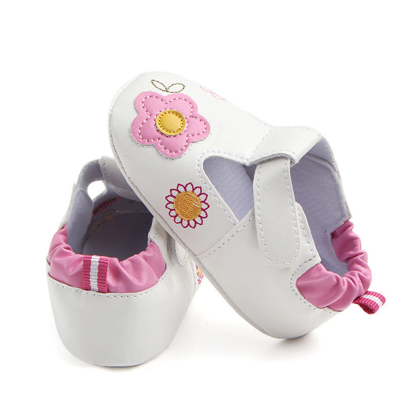 Melario Newborn Baby Flowers Shoes Fashion Toddler Girls Boys First Walkers Kids Infants Sweet Spring Autumn Shoes 210412