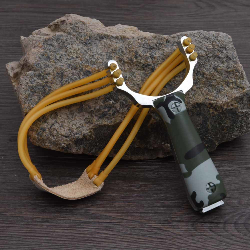 

Sling shot Aluminium Alloy Catapult Camouflage Outdoor Hunting Bow GYH Professional Slingshot