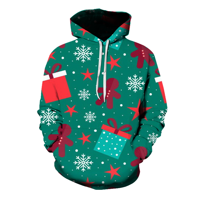 Christmas Snowflake Gift Pattern Hoodie Visual Impact Party Top Punk Gothic Round Neck High Quality Sweater Hoodie, Black
Christmas Snowflake Gift Pattern Hoodie Visual Impact Party Top Punk Gothic Round Neck High Quality Sweater Hoodie, Black