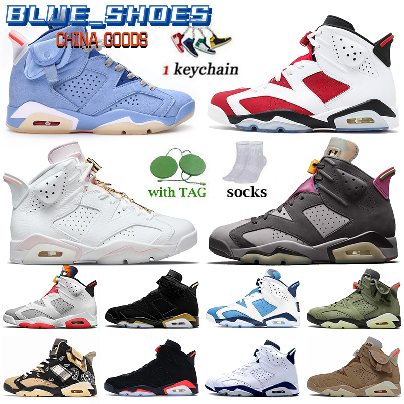 Womens Mens Jumpman 6 6s Basketball Shoes UNC Bordeaux Retro Travis Scotts British Khaki Sneakers Gold Hoops Midnight Navy Black Infrared, # 40-47
Womens Mens Jumpman 6 6s Basketball Shoes UNC Bordeaux Retro Travis Scotts British Khaki Sneakers Gold Hoops Midnight Navy Black Infrared, # 40-47