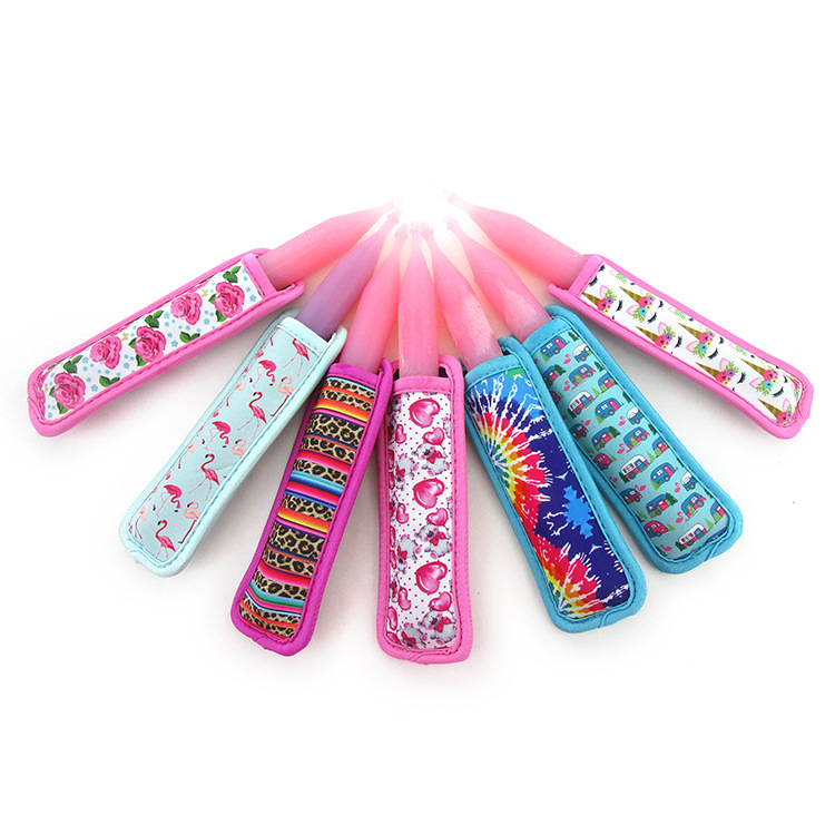 Reusable sicle Bags Freezer Antifreezing Ice Holders Neoprene Insulator Sleeves EEB3729 Free shipping