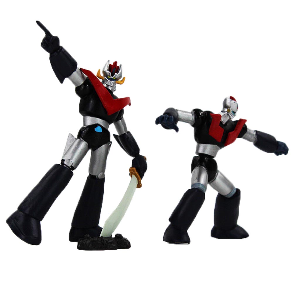 2Pcs/Set 7-10cm Anime Mazinger Z PVC Action Figure Collectible Model Toy Birthday Gift for Kids
2Pcs/Set 7-10cm Anime Mazinger Z PVC Action Figure Collectible Model Toy Birthday Gift for Kids