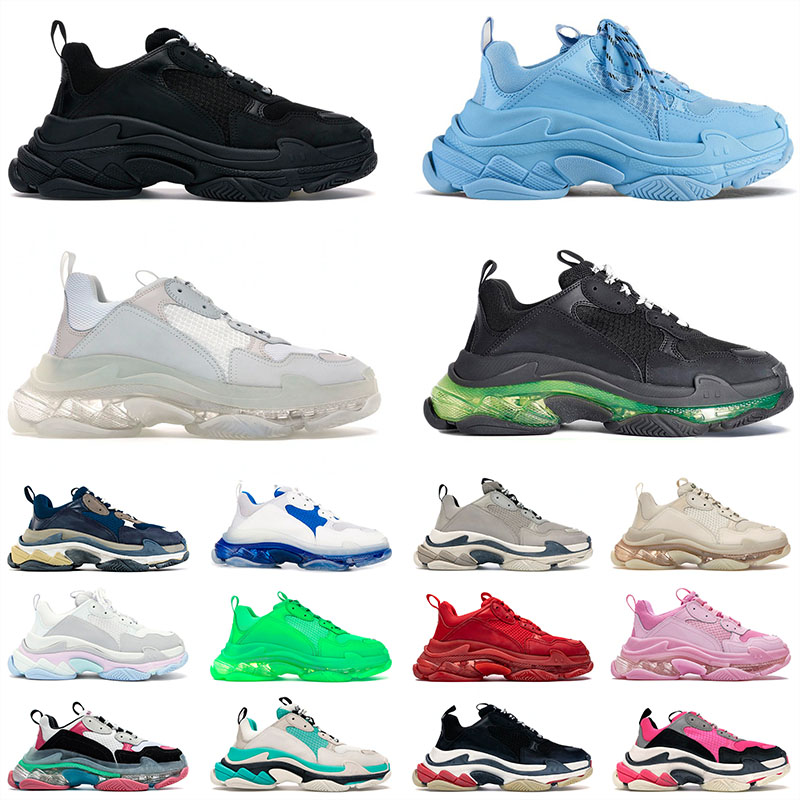 Triple S Designer Shoes Platform Sneakers Crystal Bottom Clear Sole 17FW Classic Black White Fashion Vintage Luxurys Designers Flat Trainers Old Dad Boots Outdoor, C10 pink 36-40
Triple S Designer Shoes Platform Sneakers Crystal Bottom Clear Sole 17FW Classic Black White Fashion Vintage Luxurys Designers Flat Trainers Old Dad Boots Outdoor, C10 pink 36-40