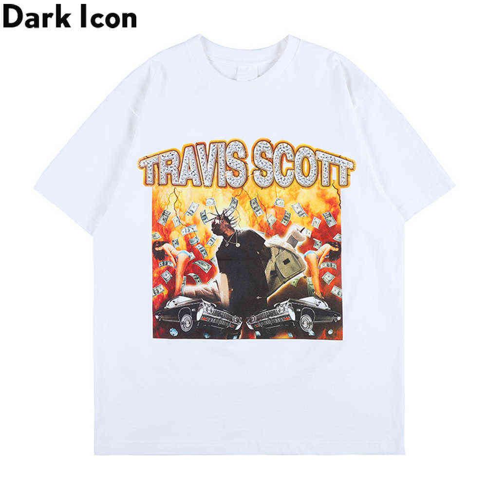 Printed Round Neck Rapper Tshirts Men Summer Short Sleeved Men's T-shirt Cotton Tee Shirts Male Top 210603, Black
Printed Round Neck Rapper Tshirts Men Summer Short Sleeved Men's T-shirt Cotton Tee Shirts Male Top 210603, Black