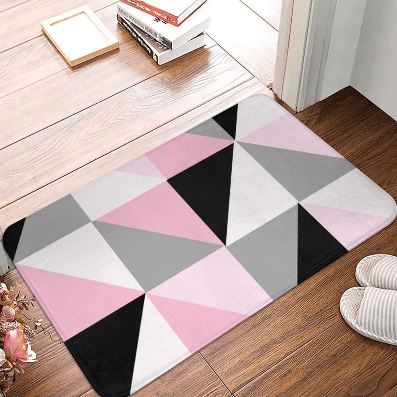 Carpets Pink White Gray And Black Geometric Doormat Carpet Mat Rug Polyester Non-Slip Floor Decor Bath Bathroom Kitchen Balcony 40x60, As picture
Carpets Pink White Gray And Black Geometric Doormat Carpet Mat Rug Polyester Non-Slip Floor Decor Bath Bathroom Kitchen Balcony 40x60, As picture
