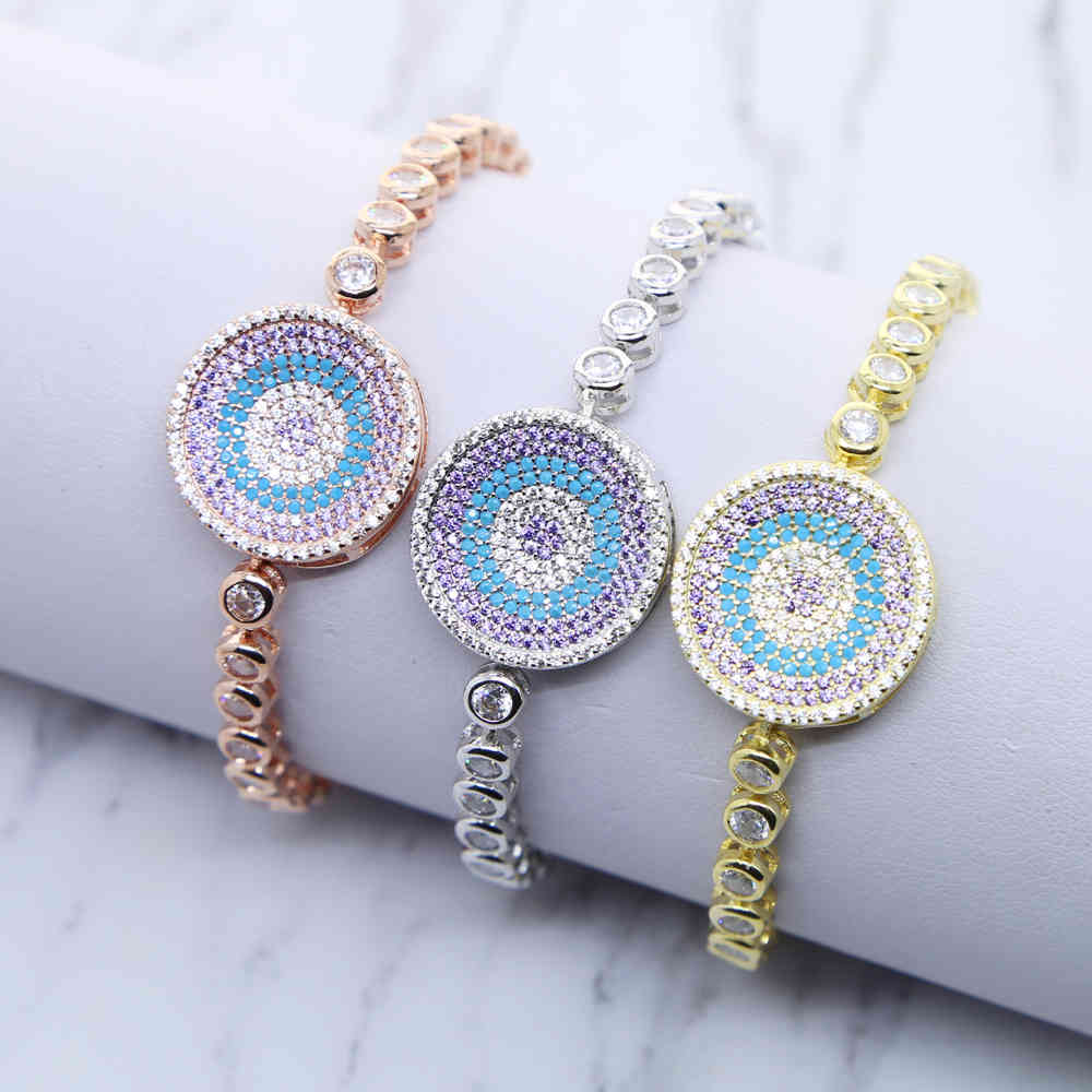 2021 high quality turkish evil eye bracelet women girls shiny stone tennis chain adjustable Best friend jewelry gift 
2021 high quality turkish evil eye bracelet women girls shiny stone tennis chain adjustable Best friend jewelry gift