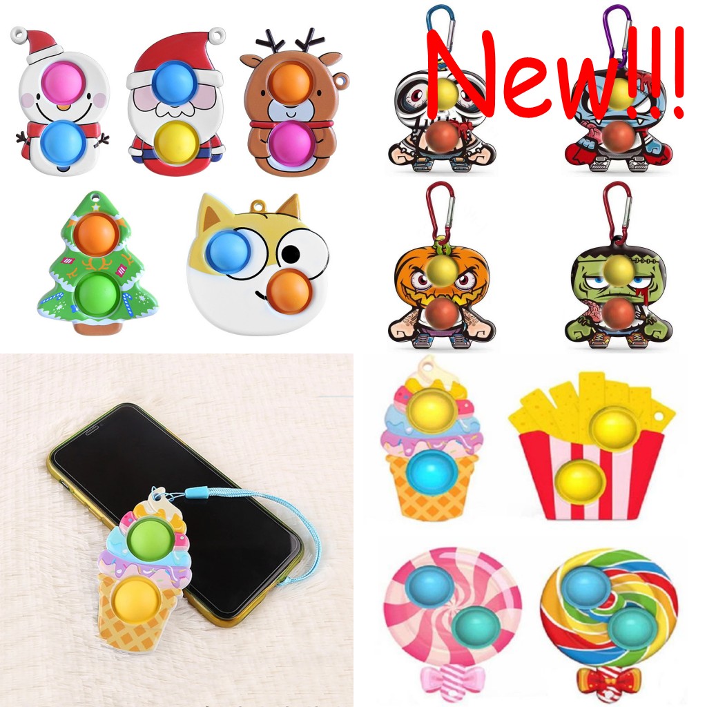Christmas Party Favors Push Bubble Fidget Simple Autism Stress Relief Attention-grabbing Toy Adults Children Sensory Decompression Phone Pendants
Christmas Party Favors Push Bubble Fidget Simple Autism Stress Relief Attention-grabbing Toy Adults Children Sensory Decompression Phone Pendants
