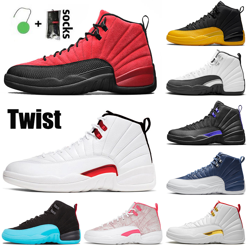 Twist Mens Womens 12s Basketball Shoes 2021 Top Quality Jumpman 12 Reverse Flu Game Arctic Punch Pink University Gold Stone Blue Sneakers Trainers Size 13, A3 40-47 university gold
Twist Mens Womens 12s Basketball Shoes 2021 Top Quality Jumpman 12 Reverse Flu Game Arctic Punch Pink University Gold Stone Blue Sneakers Trainers Size 13, A3 40-47 university gold
