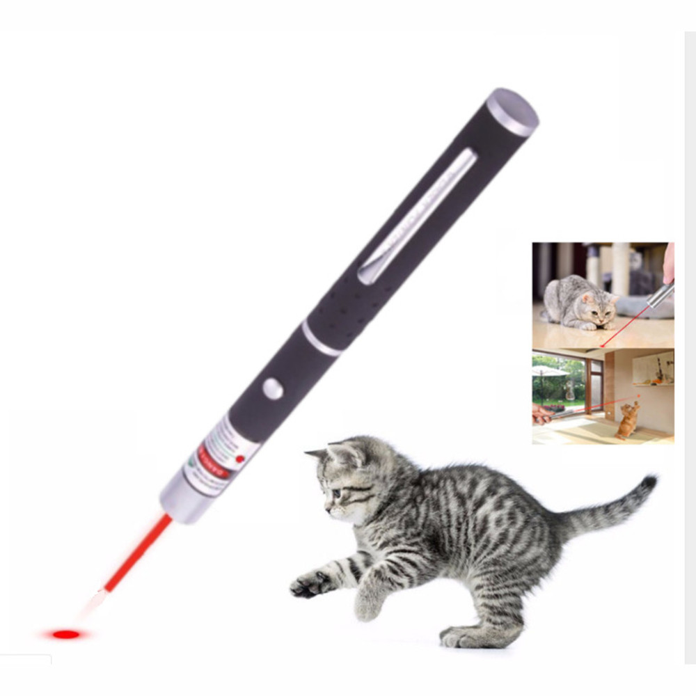 5MW LED Laser Pet Cat Toy Red Dot Light Sight 530Nm 405Nm 650Nm Interactive Pen Pointer