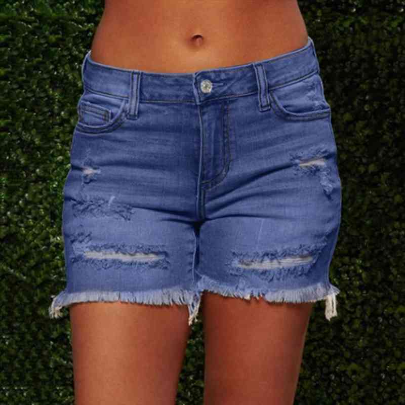 Hight Waist Women Short Jeans Women Vintage Distressed Denim Shorts Holes Destroyed Pencil Short Casual Summer Ripped Jeans t3g, White;black
Hight Waist Women Short Jeans Women Vintage Distressed Denim Shorts Holes Destroyed Pencil Short Casual Summer Ripped Jeans t3g, White;black