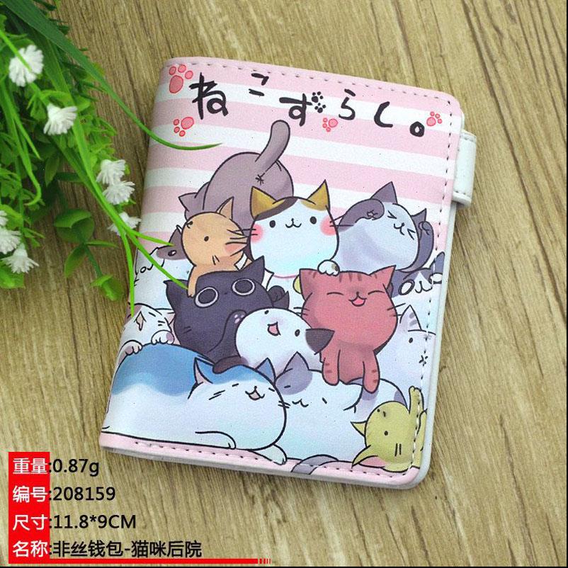anime neko atsume card holder purse colorful short coin for boys girls, Red;black
anime neko atsume card holder purse colorful short coin for boys girls, Red;black