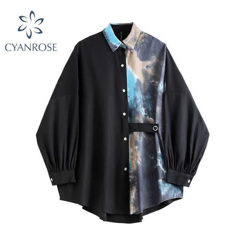 Streetwear Long Sleeve Women's Blouse Shirt Patchwork Turn Down Collar Autumn Korean Fashion Clothing Casual Female Tops 210708, Picture color
Streetwear Long Sleeve Women's Blouse Shirt Patchwork Turn Down Collar Autumn Korean Fashion Clothing Casual Female Tops 210708, Picture color