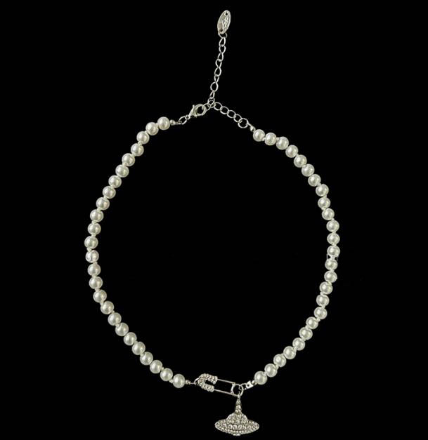 Fashion Satellite Planet pearl necklace Clavicle Chain Necklace Baroque choker for women party punk jewelry gift with box NRJ, Silver
Fashion Satellite Planet pearl necklace Clavicle Chain Necklace Baroque choker for women party punk jewelry gift with box NRJ, Silver