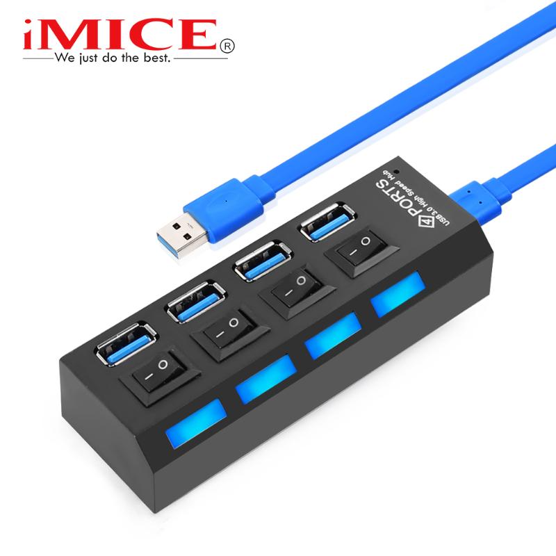 IMice USB 3.0 HUB Mutil Port 5Gbps 4/7 Ports Mini Splitter With Independent Switch Reader Power Adapter Hubs
IMice USB 3.0 HUB Mutil Port 5Gbps 4/7 Ports Mini Splitter With Independent Switch Reader Power Adapter Hubs