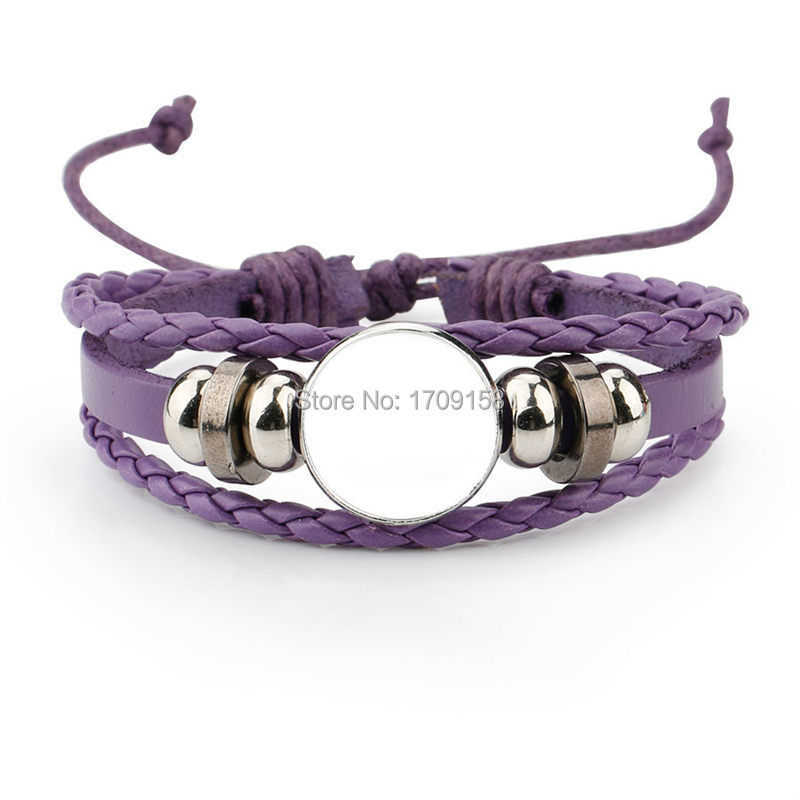 rope bracelets for sublimation fashion blank bracelet jewelry for thermal transfer printing style jewelry wholesale 210609